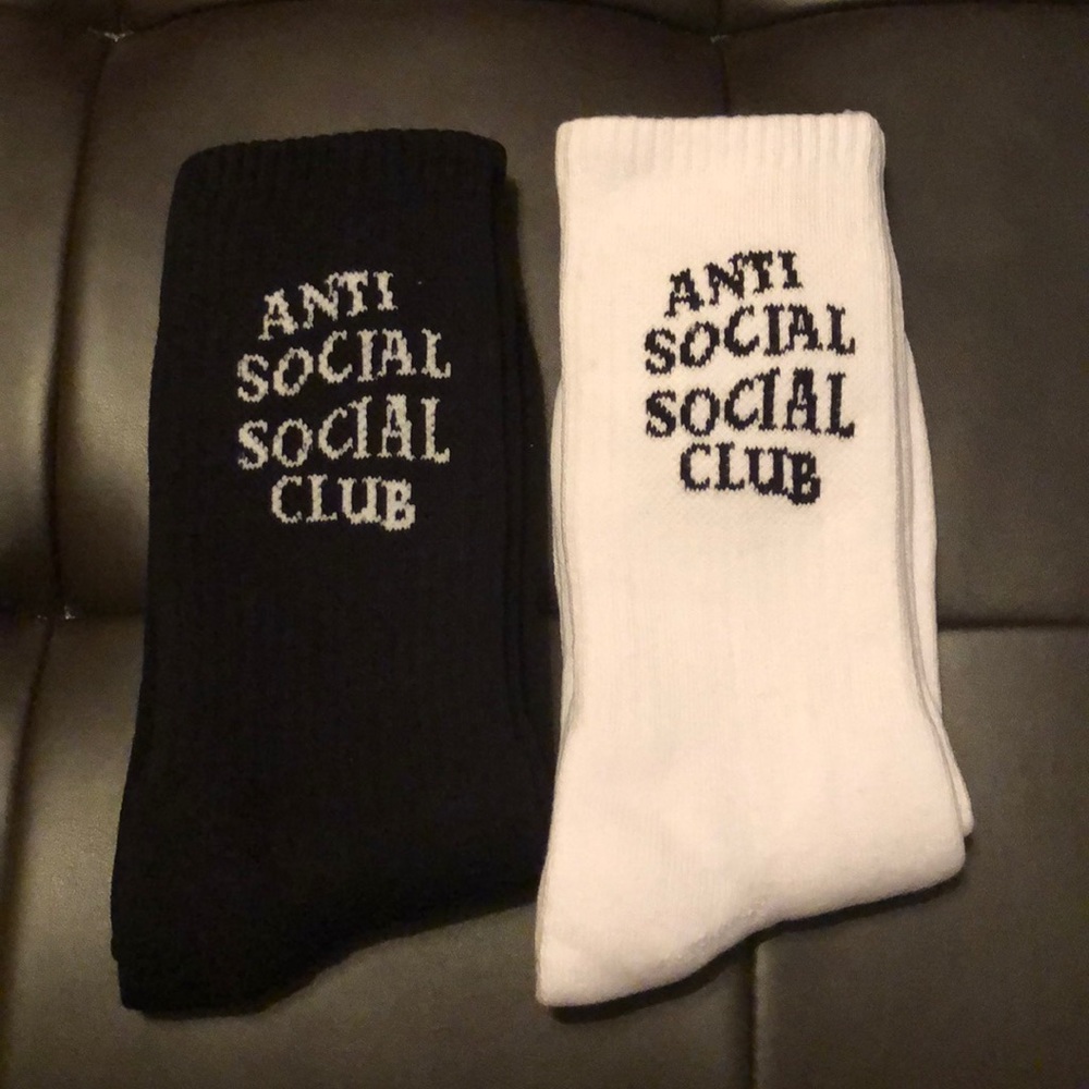 Anti Social Social Club tube socks